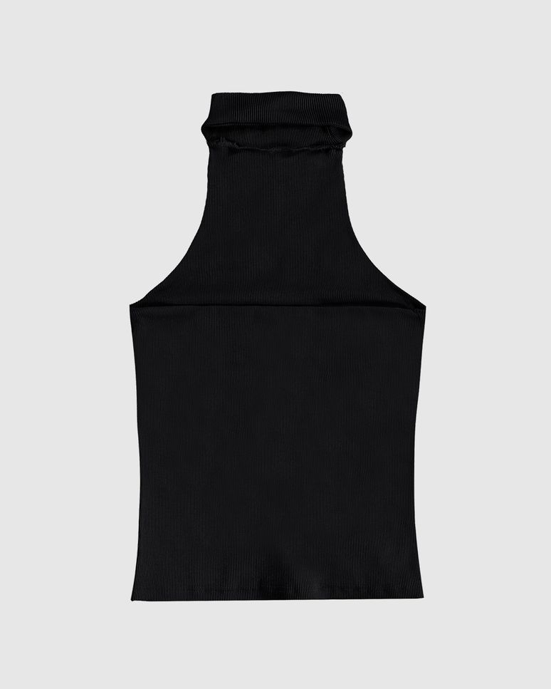 Blusa Infantil Menina Sem Alças Com Gola Em Ribana Malwee Kids