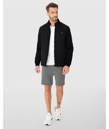 Bermuda Comfort Masculina Cadarço Interno Em Moletom Stretch - ENFIM
