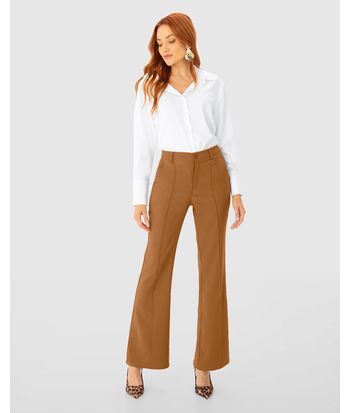 Camisa Ampla Feminina Manga Longa Em Cetim - ENFIM