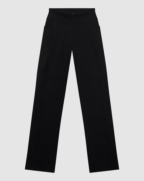 Calça Reta Feminina Cintura Alta Em Malha Dry E Proteção UV50+ - ENFIM