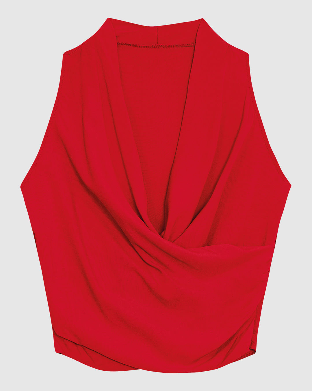 Blusa Feminina Decote Transpassado Em Viscose ENFIM VERMELHO