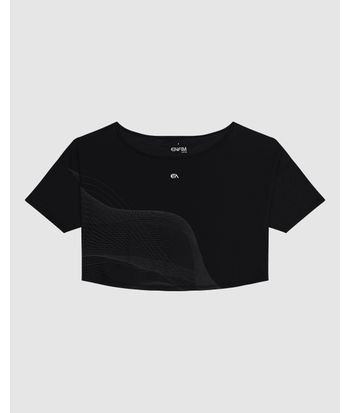 Blusa Ampla Feminina Estampa Frontal Em Malha Dry E Proteção UV50+ - ENFIM