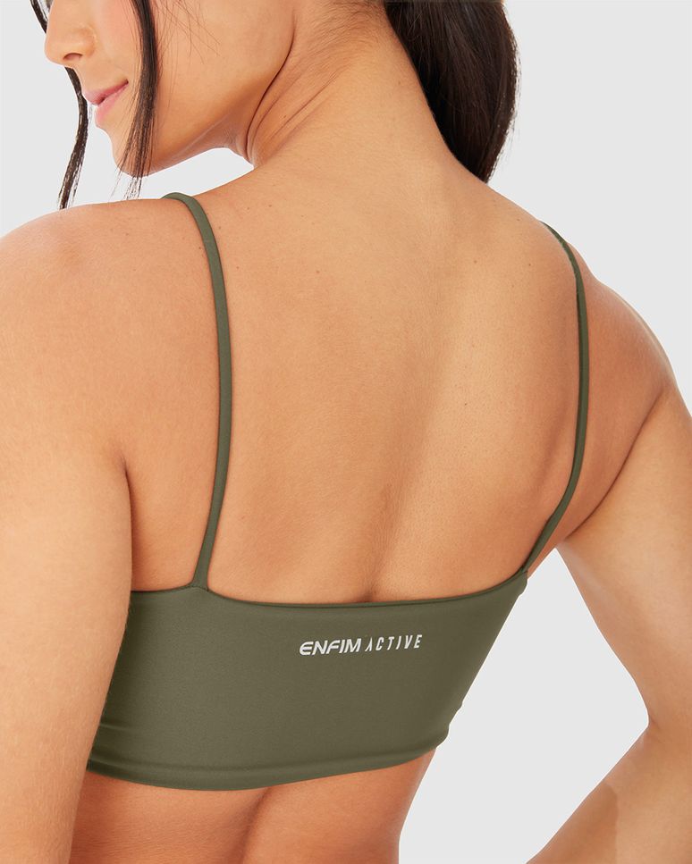 Top Esportivo Regata Duplo Em Malha Dry - ENFIM