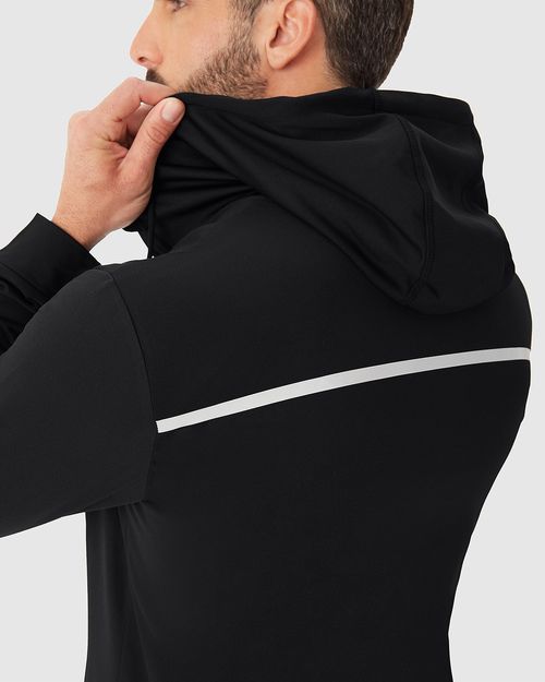 Jaqueta Reta Masculina Com Capuz Em Malha Agasalho - ENFIM