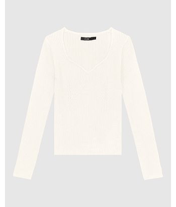 Blusa Feminina Decote Princesa Em Tricô - ENFIM