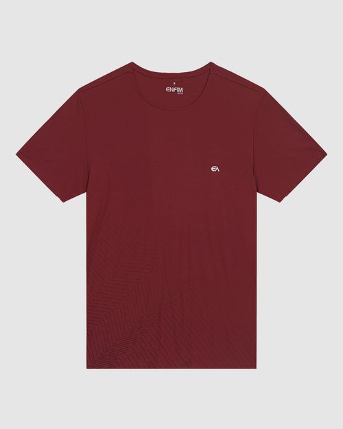 Camiseta Masculina Regular Em Malha Dry E Proteção UV50+ - ENFIM