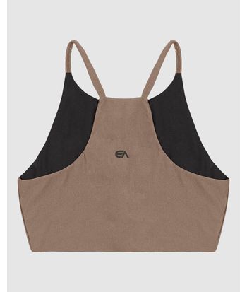 Top Halter Neck Esportivo Em Malha Texturizada Stretch - ENFIM