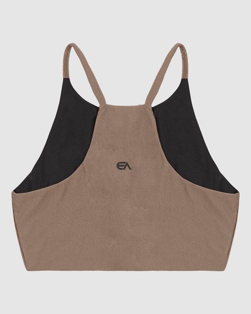Top Halter Neck Esportivo Em Malha Texturizada Stretch - ENFIM