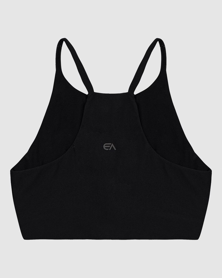 Top Halter Neck Esportivo Em Malha Texturizada Stretch - ENFIM