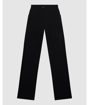 Calça Reta Feminina Cintura Alta Em Malha Dry E Proteção UV50+ - ENFIM