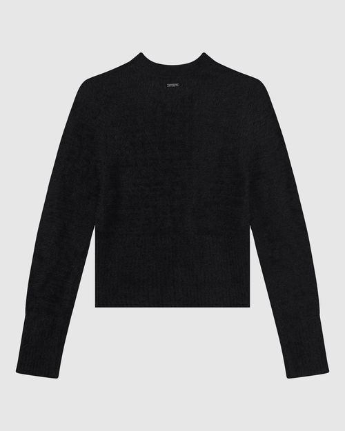 Cardigan Justo Feminino Abotoamento Frontal Em Tricô Texturizado - ENFIM