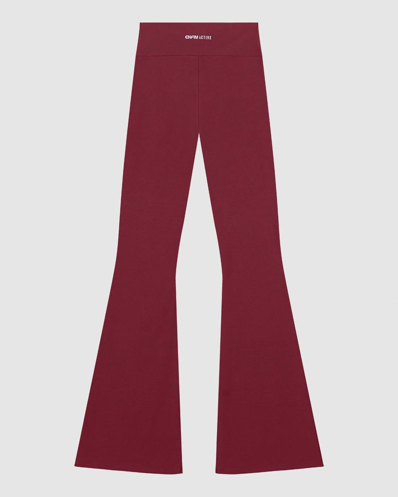 Calça Flare Feminina Em Malha Dry E Proteção UV50+ - ENFIM