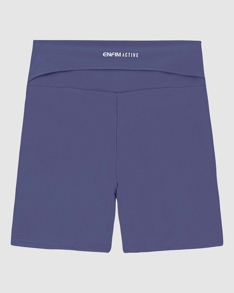 Shorts Justo Feminino Bolso Costas Em Malha Dry - ENFIM