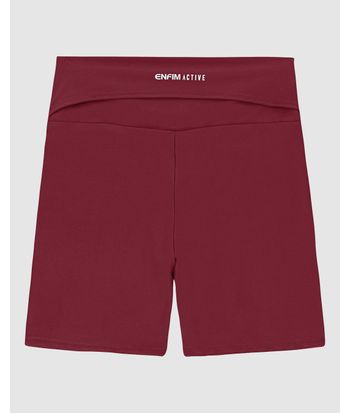 Shorts Justo Feminino Bolso Costas Em Malha Dry - ENFIM