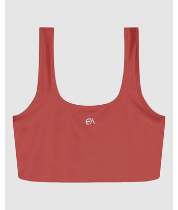 Top Esportivo Decote Quadrado Em Malha Com Proteção UV50+ - ENFIM