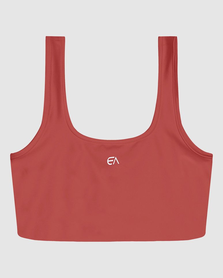 Top Esportivo Decote Quadrado Em Malha Com Proteção UV50+ - ENFIM