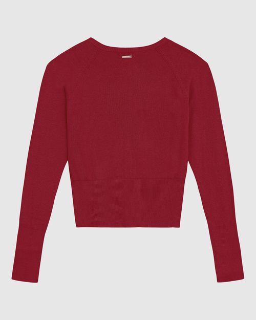 Cardigan Básico Feminino Abotoamento Frontal Em Tricô - ENFIM