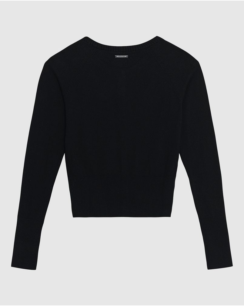 Cardigan Básico Feminino Abotoamento Frontal Em Tricô - ENFIM