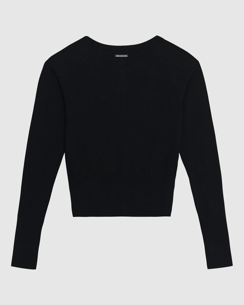Cardigan Básico Feminino Abotoamento Frontal Em Tricô - ENFIM