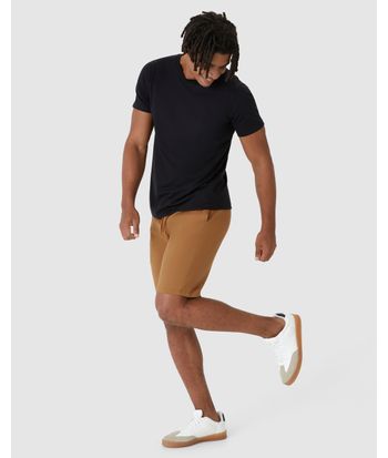 Bermuda Básica Masculina Cintura Média Em Moletom Sem Flanela