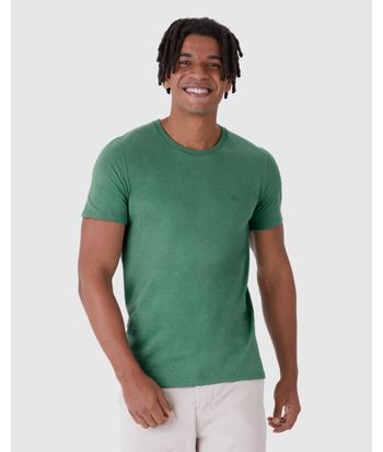 Camiseta Básica Masculina Slim Em Malha Botonê