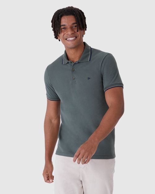 Camisa Polo Básica Masculina Em Piquet Premium