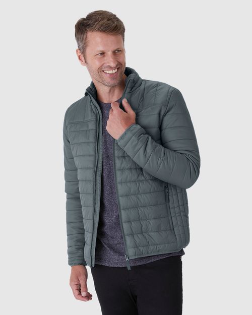 Jaqueta Básica Masculina Puffer Em Poliamida