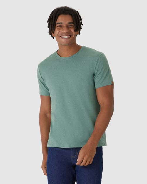 Camiseta Movimento Masculina Decote Redondo Em Malha Anti Odor