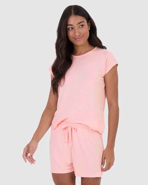 Blusa Feminina De Pijama Em Malha Viscose Stretch