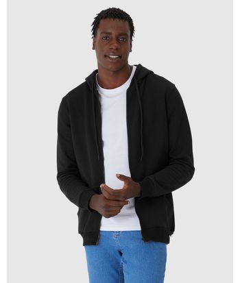 Jaqueta Masculina Com Capuz Em Moletom Comfy Flanelado