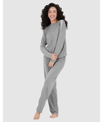 Pijama Feminino Blusa Ombro Com Detalhe Renda Em Viscose Stretch