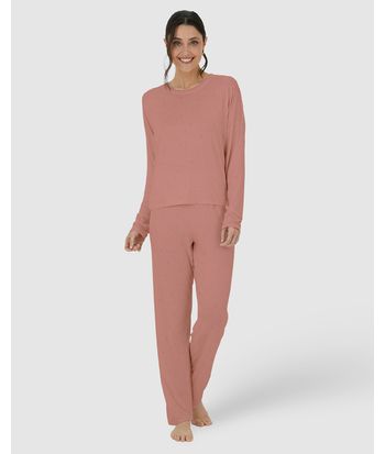 Pijama Feminino Blusa Ombro Com Detalhe Renda Em Viscose Stretch