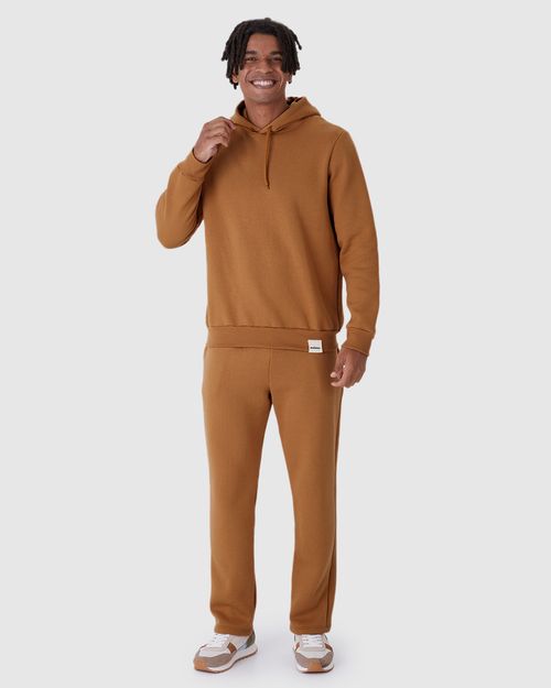 Blusão Masculino Com Capuz Em Moletom Comfy Flanelado