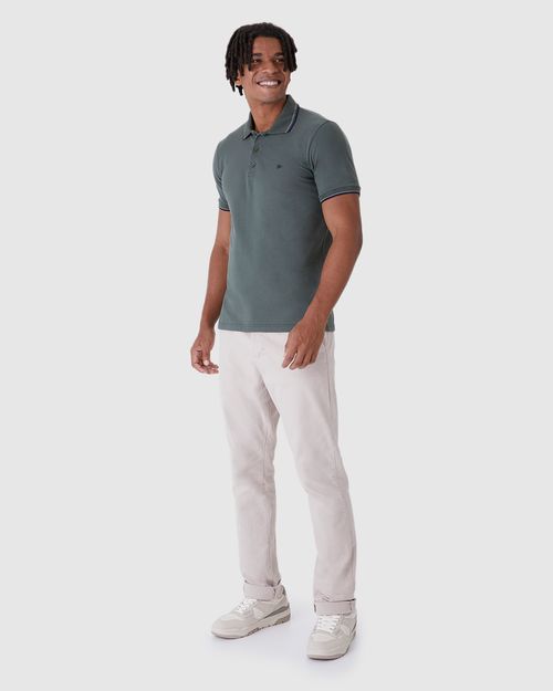 Camisa Polo Básica Masculina Em Piquet Premium