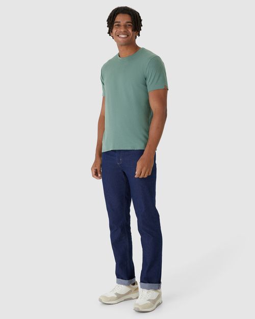 Camiseta Movimento Masculina Decote Redondo Em Malha Anti Odor