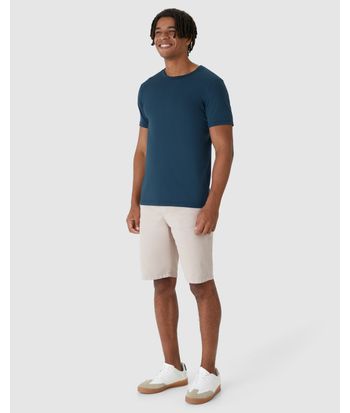Camiseta Pima Masculina Com Acabamento No Decote Interno