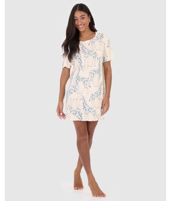 Camisola Feminina T-Shirt Estampada Em Malha Jacquard