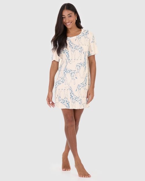 Camisola Feminina T-Shirt Estampada Em Malha Jacquard