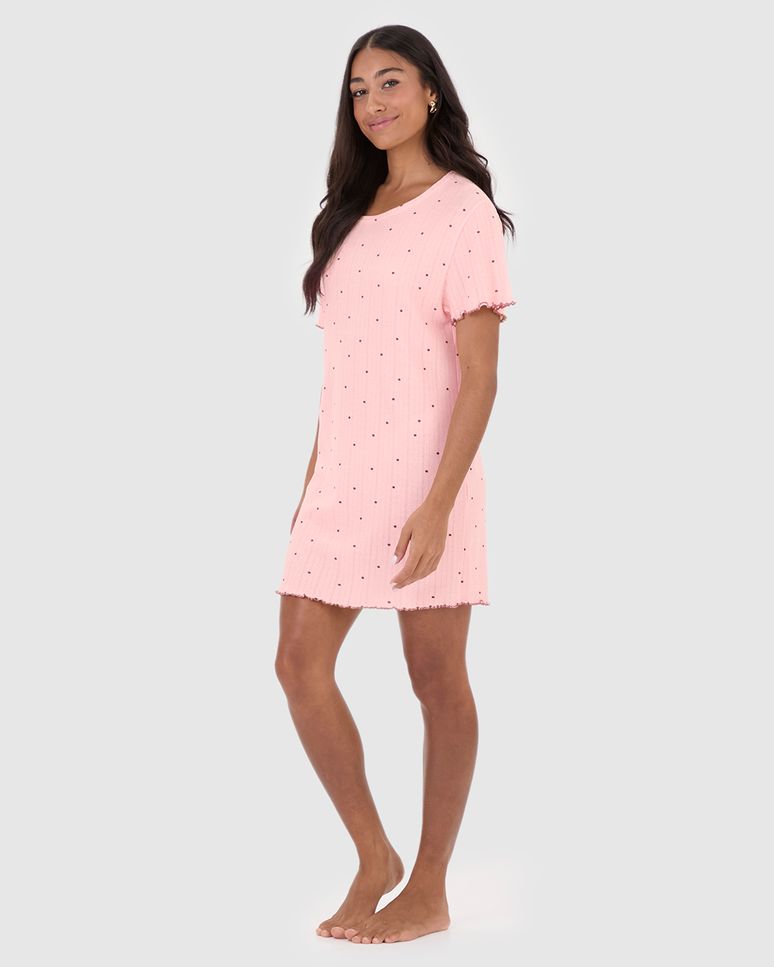 Camisola Feminina T-Shirt Estampada Em Malha Jacquard