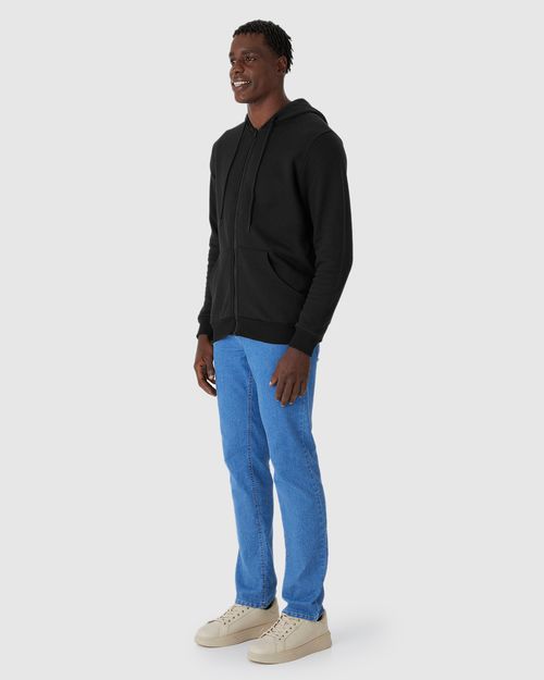 Jaqueta Masculina Com Capuz Em Moletom Comfy Flanelado