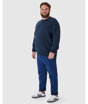Blusão Masculino Plus Size Urban Art Em Moletom Comfy Flanelado