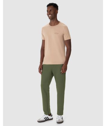 Calça Slim Masculina Bolso Funcional Em Moletom Piquet