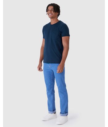 Camiseta Abraço Masculina Bolso Frontal Em Malha Comfy Touch