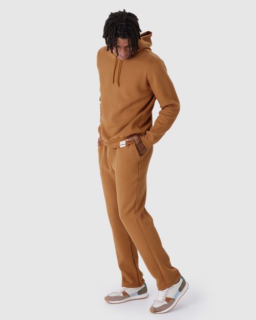 Blusão Masculino Com Capuz Em Moletom Comfy Flanelado