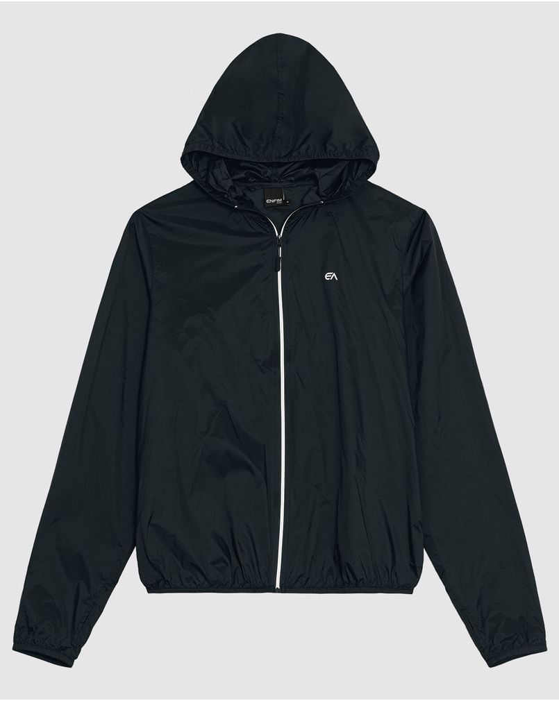 Jaqueta Corta Vento Masculina Bolso Costas Easy Care - ENFIM CINZA