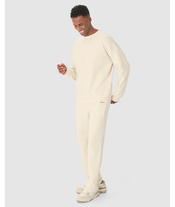 Calça Reta Masculina Em Moletom Comfy Flanelado