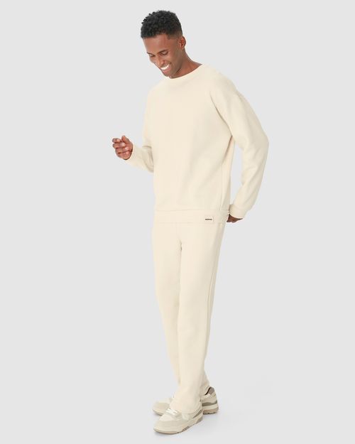Calça Reta Masculina Em Moletom Comfy Flanelado