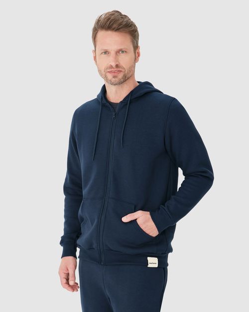 Jaqueta Masculina Com Capuz Em Moletom Comfy Flanelado