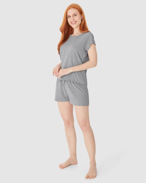 Blusa Feminina De Pijama Em Malha Viscose Stretch
