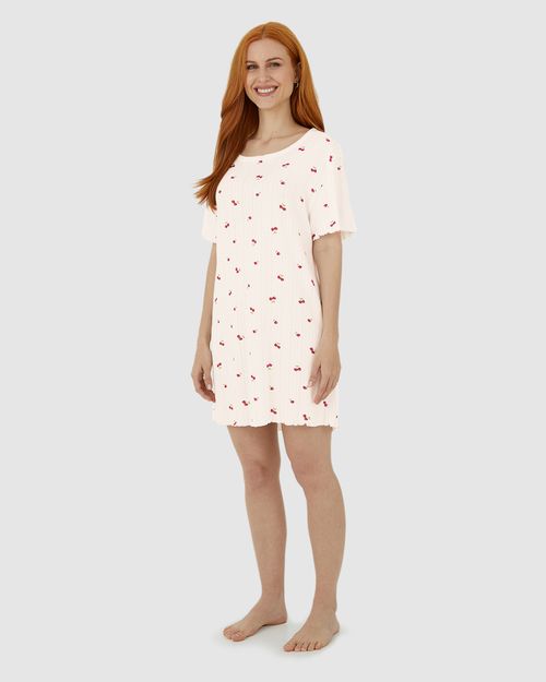 Camisola Feminina T-Shirt Estampada Em Malha Jacquard